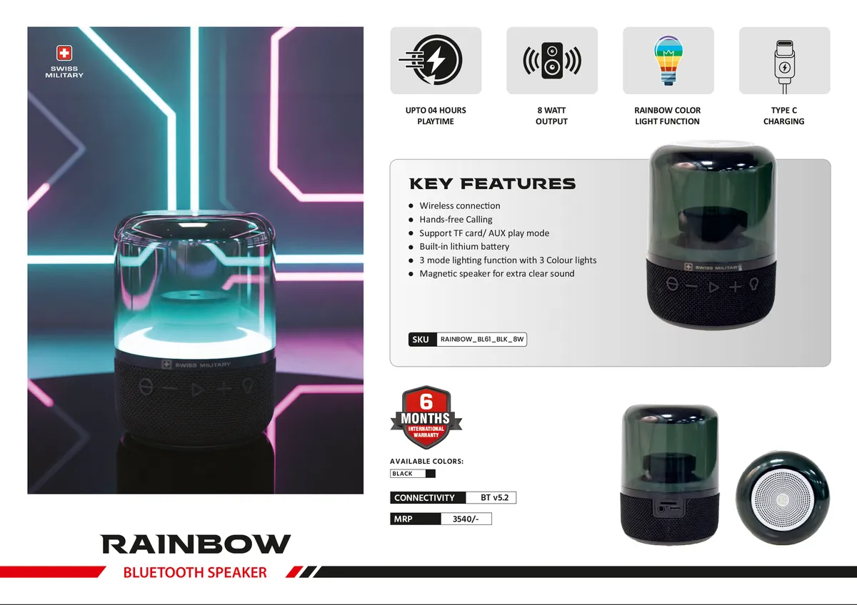Swiss Military Rainbow