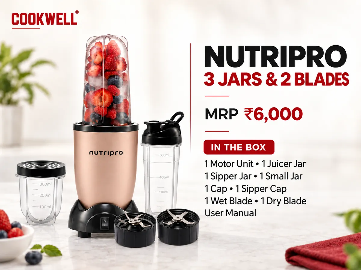Nutripro 3 Jars And 2 Blade