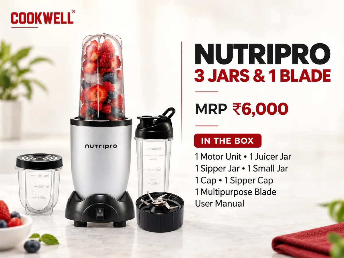 Nutripro 3 Jars And 1 Blade