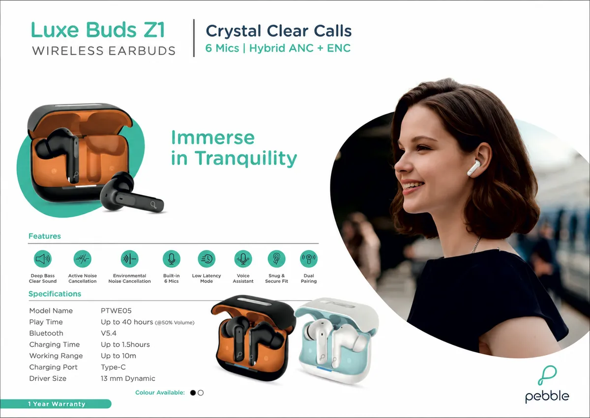 Pebble Luxe Buds Z1