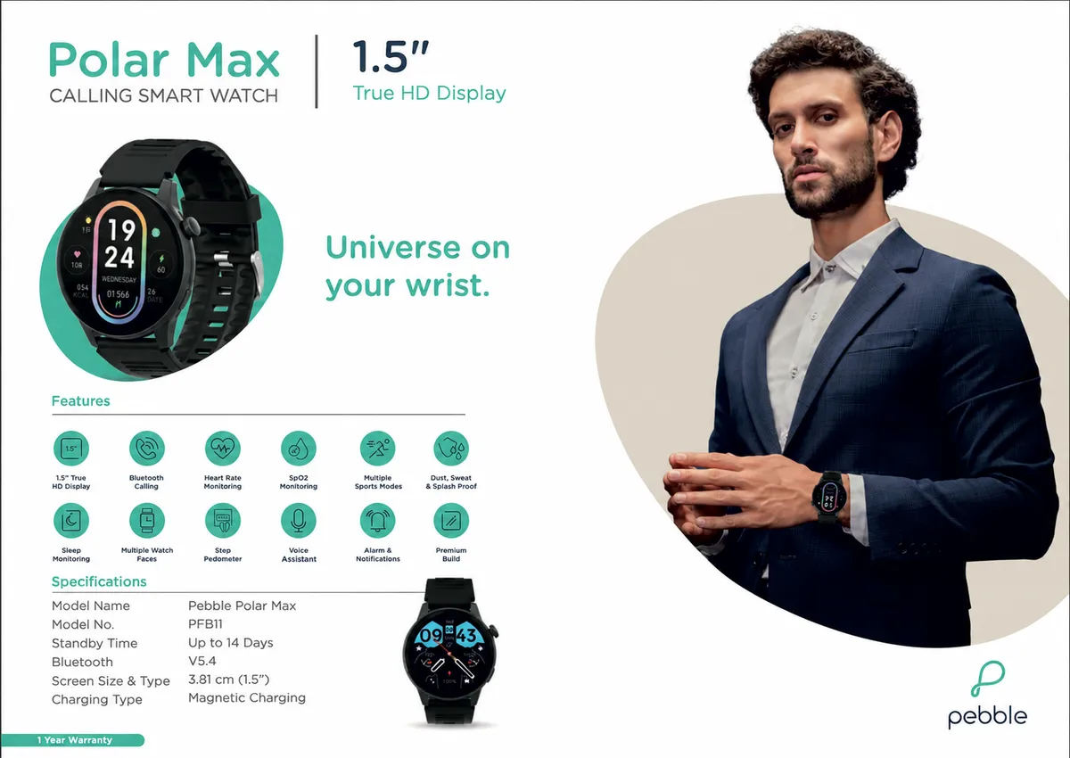 Pebble Polar Max