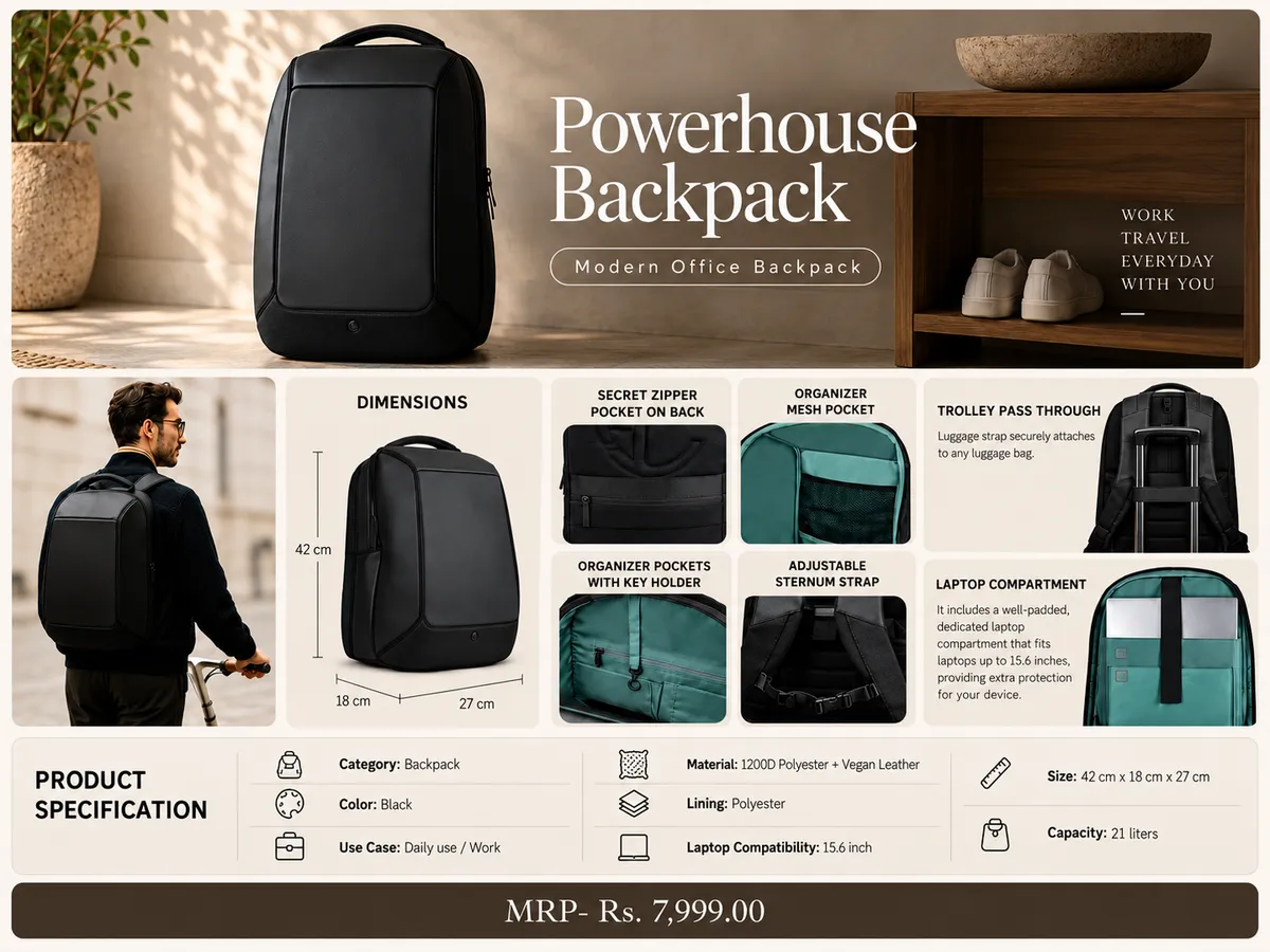 HOC Power House Backpack