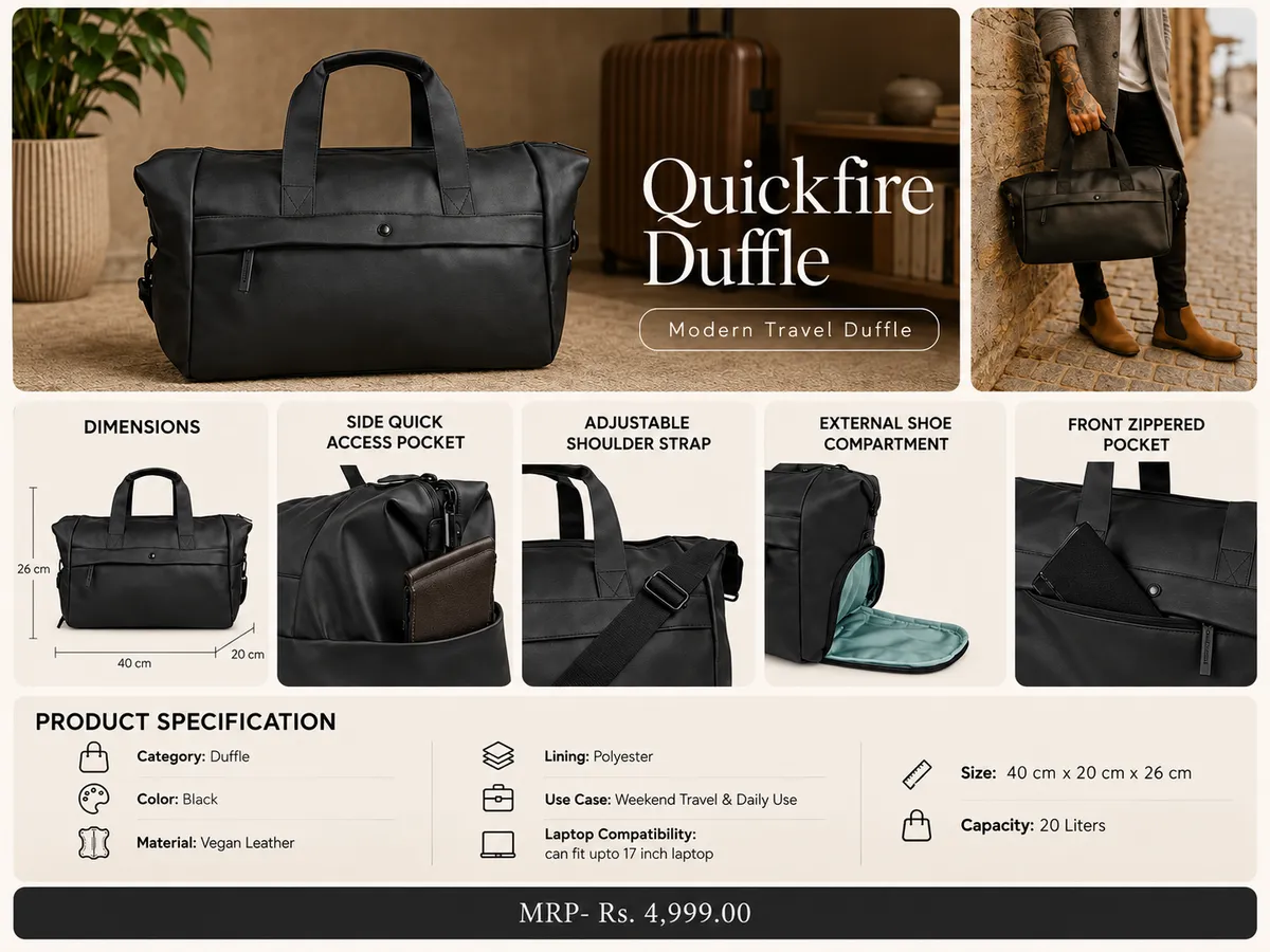 HOC QuickFire Duffle Bag