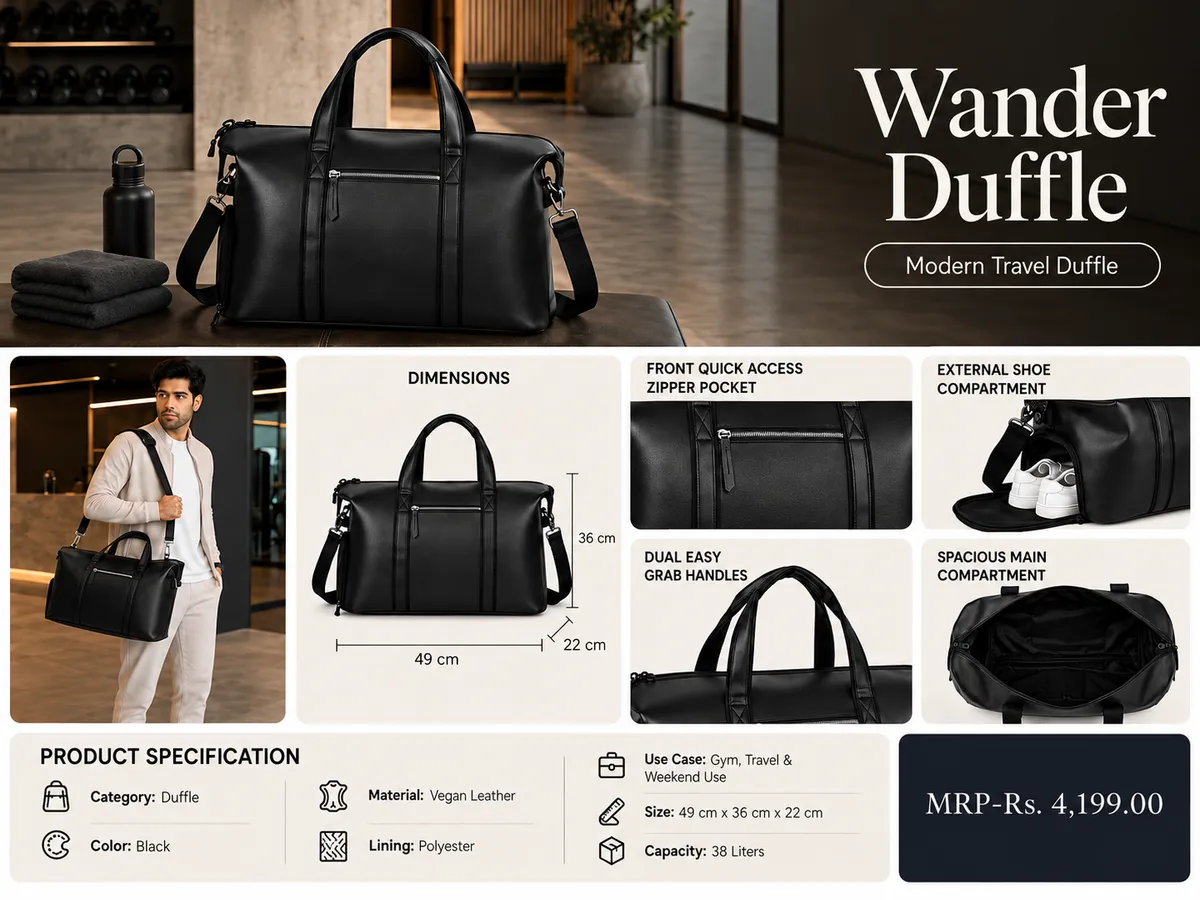 HOC Wander Duffle Bag
