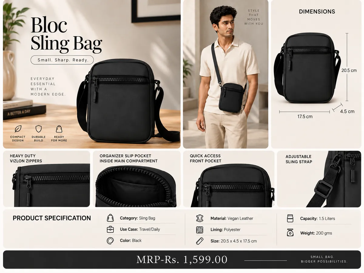 HOC Bloc Sling Bag