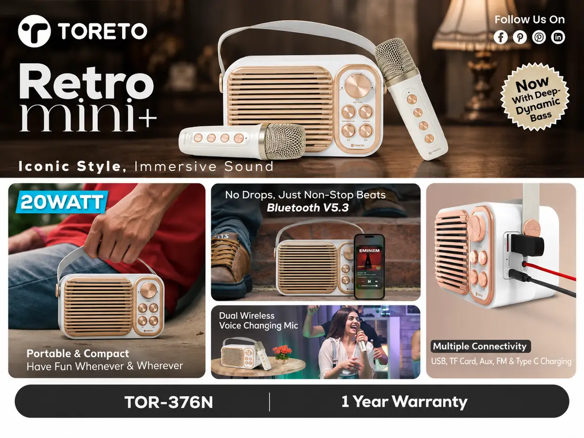 Toreto Retro Mini Plus