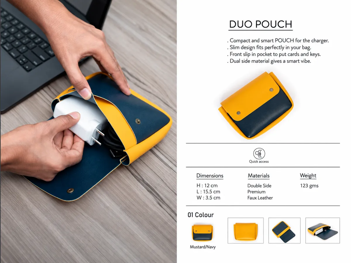 Oblique Duo Pouch