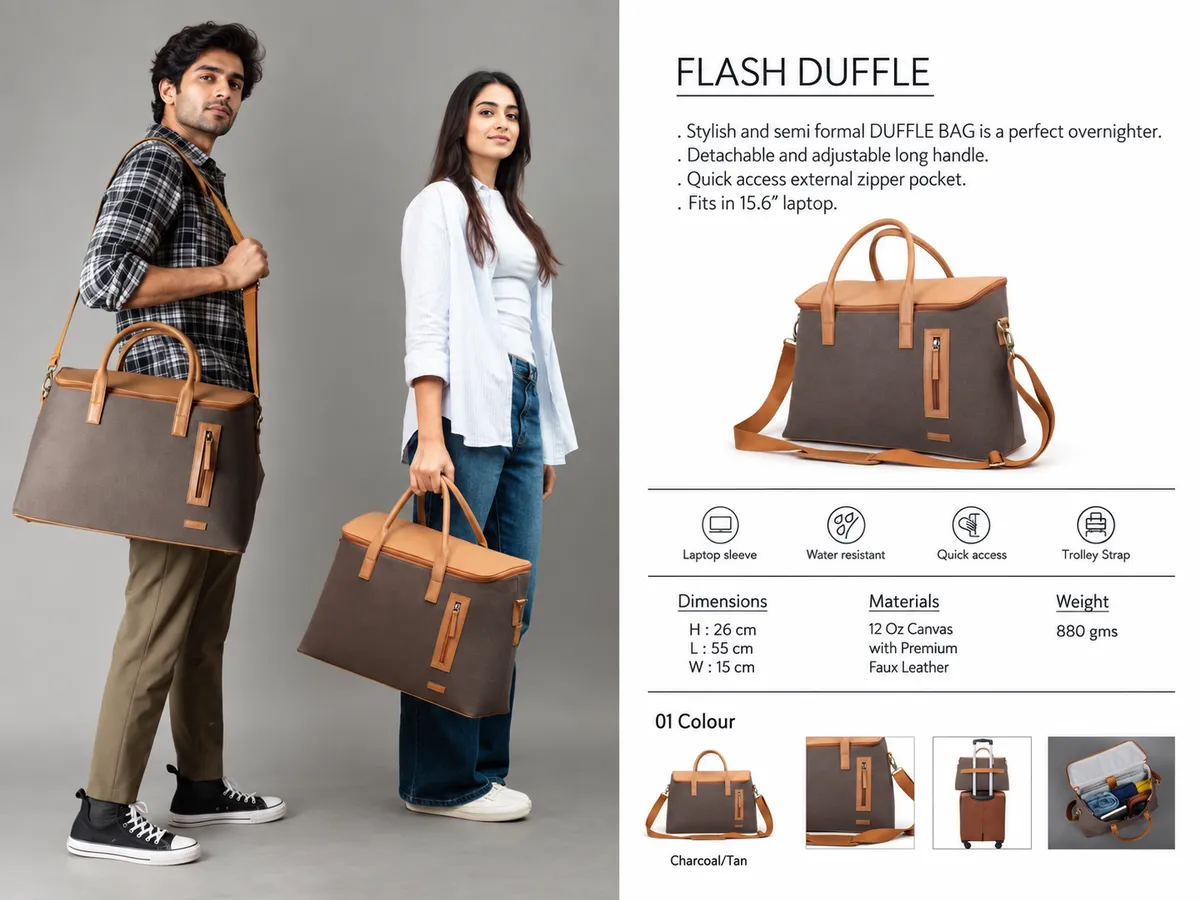 Oblique Flush Duffle
