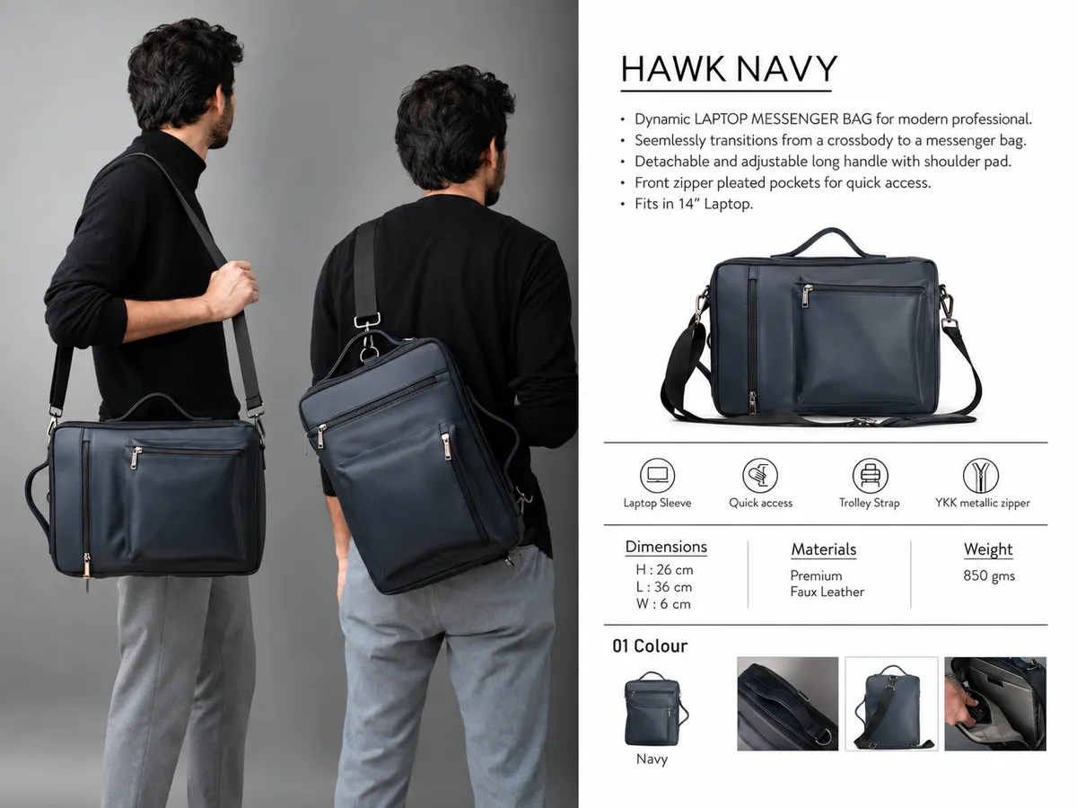 Oblique Hawk Navy