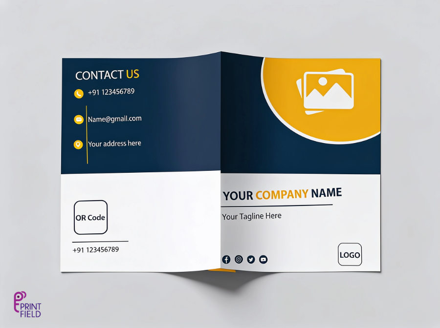 A4 Single fold Brochure