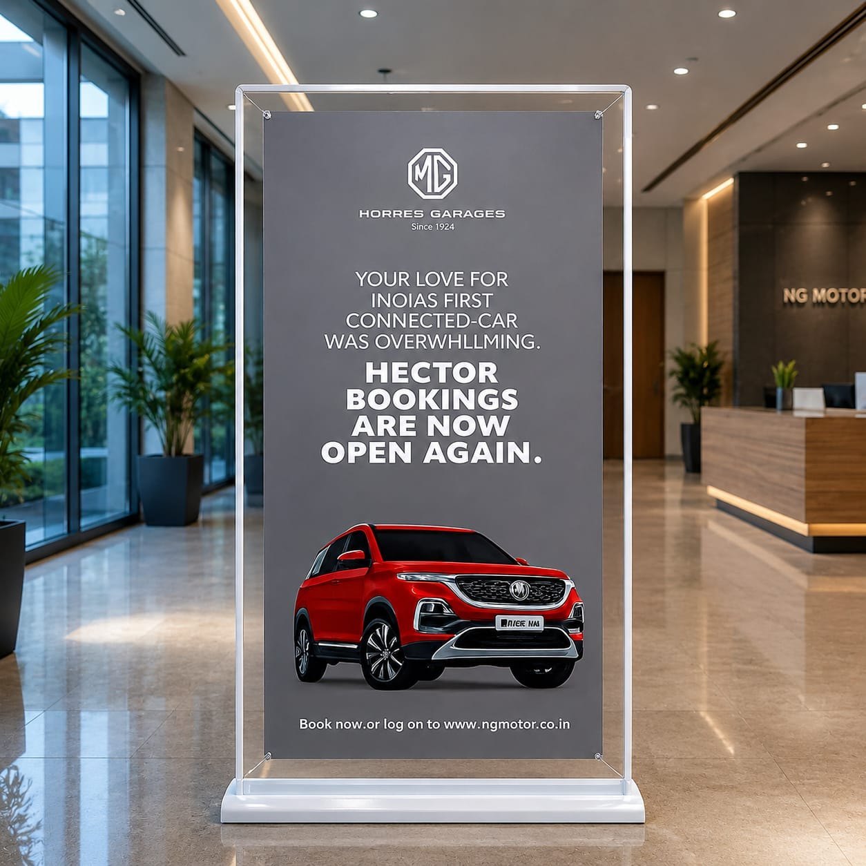 Door Type Banner Stand