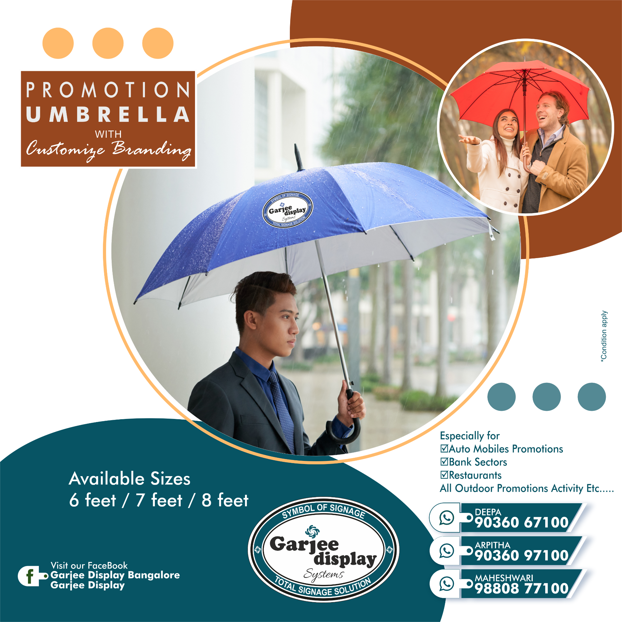 Printed Promotional Umbrella