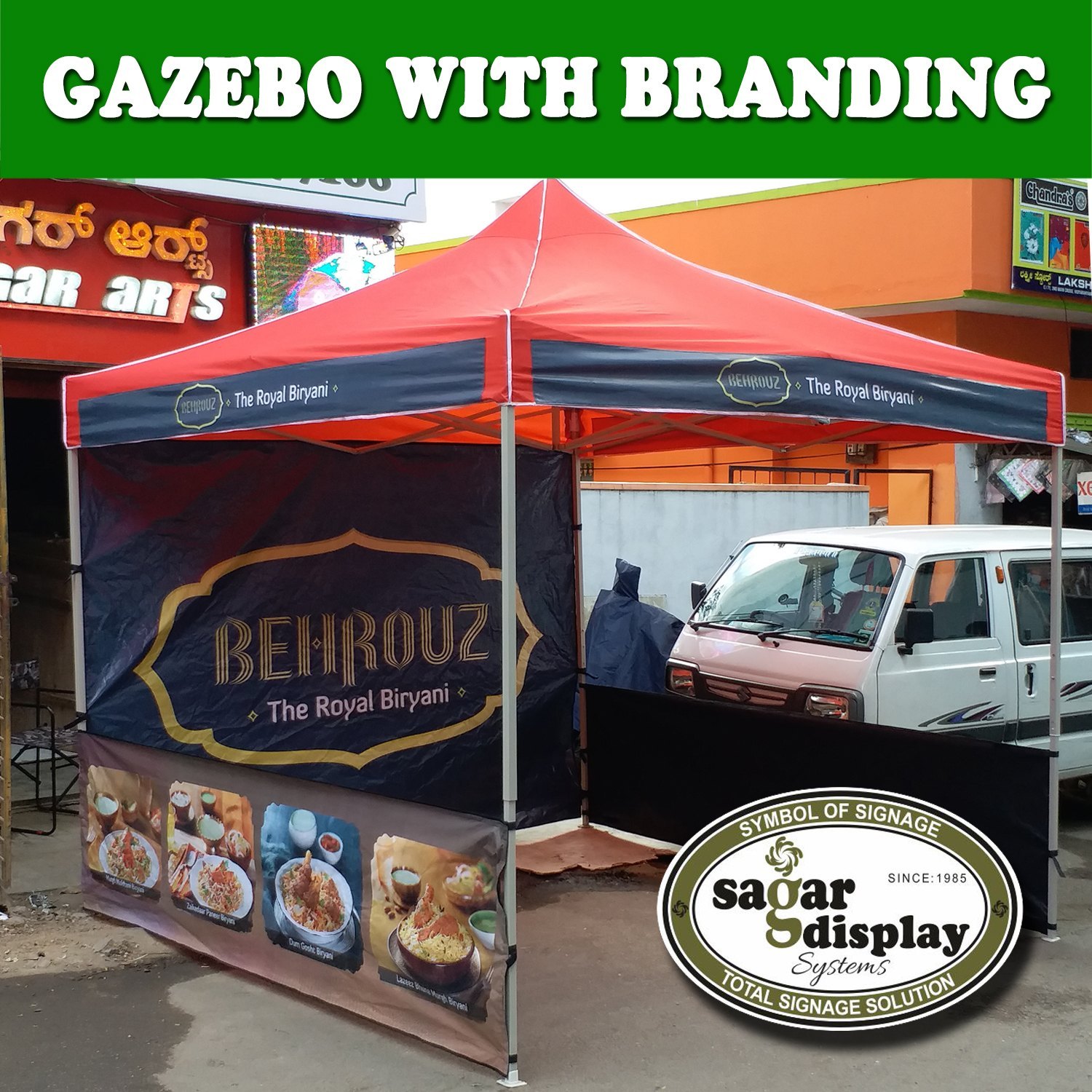 Polyester Printed Promotional Gazebo Tent