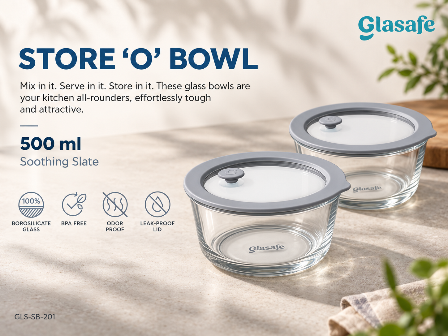Glasafe Store 'O' Bowl 500ml