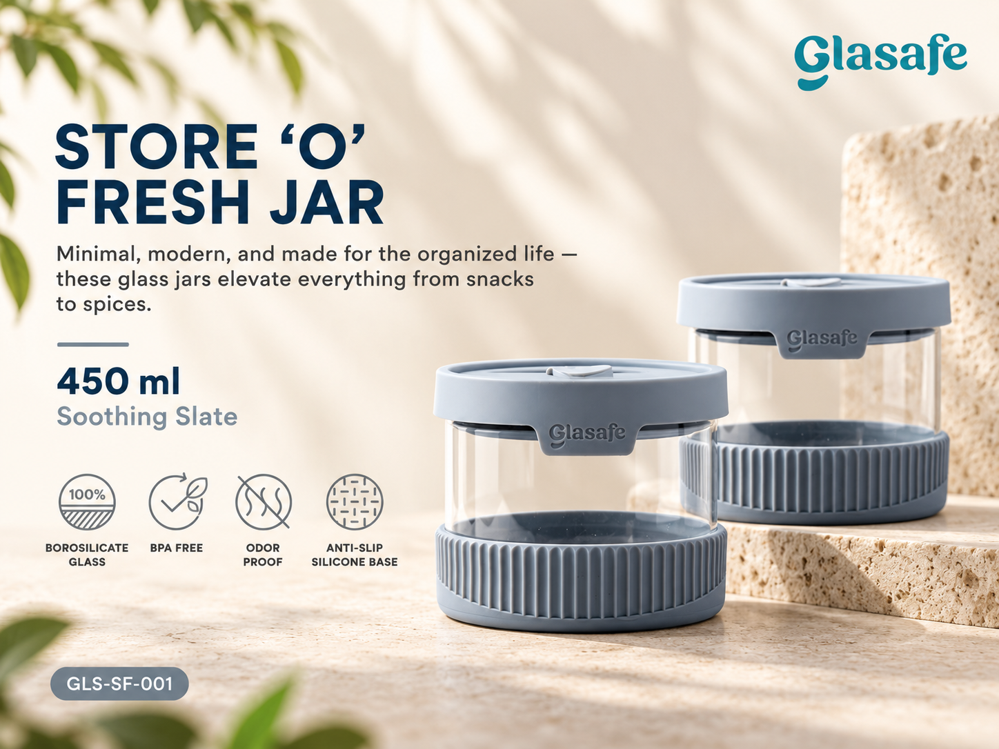 Glasafe Store 'O' Fresh Jar 450ml