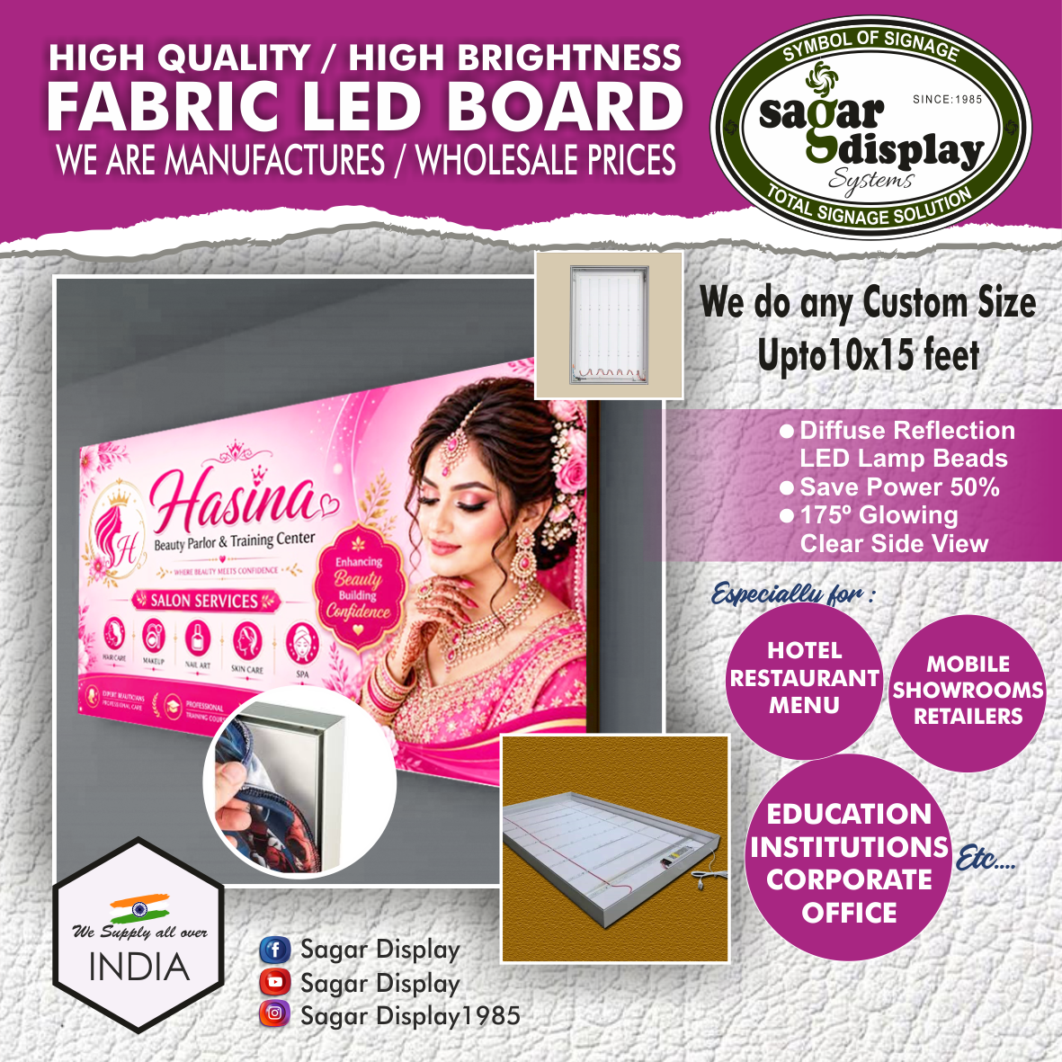 Fabric Led Lightbox