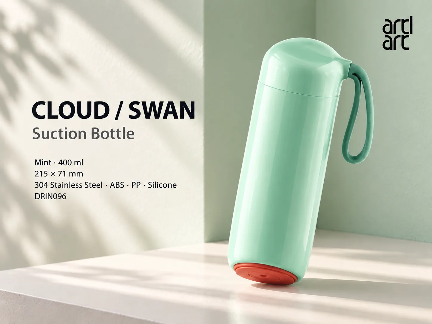 ArtiArt Cloud Swan Suction Bottle 400ml