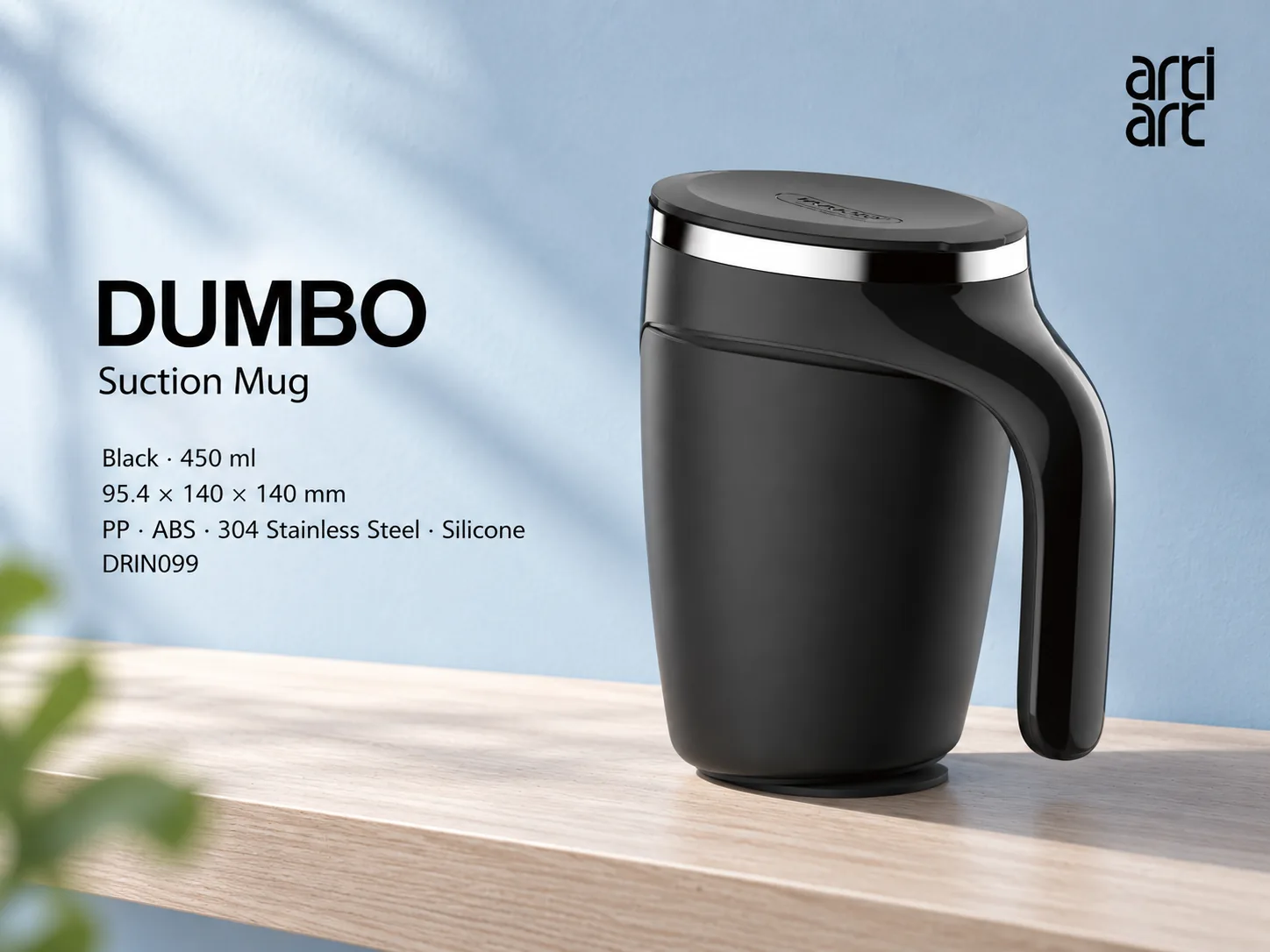 ArtiArt Dumbo Suction Mug 450ml