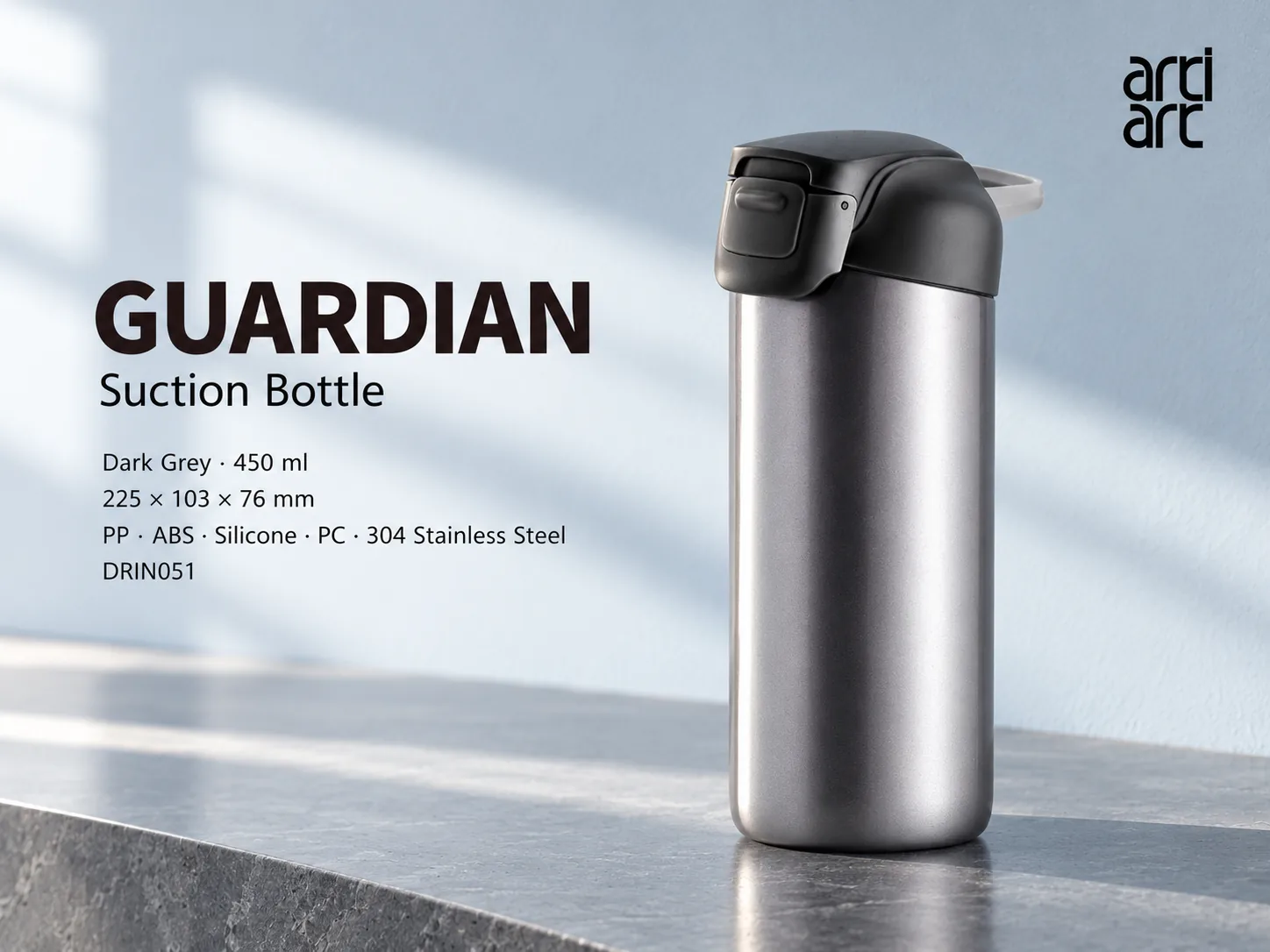 ArtiArt Guardian Suction Bottle 450ml
