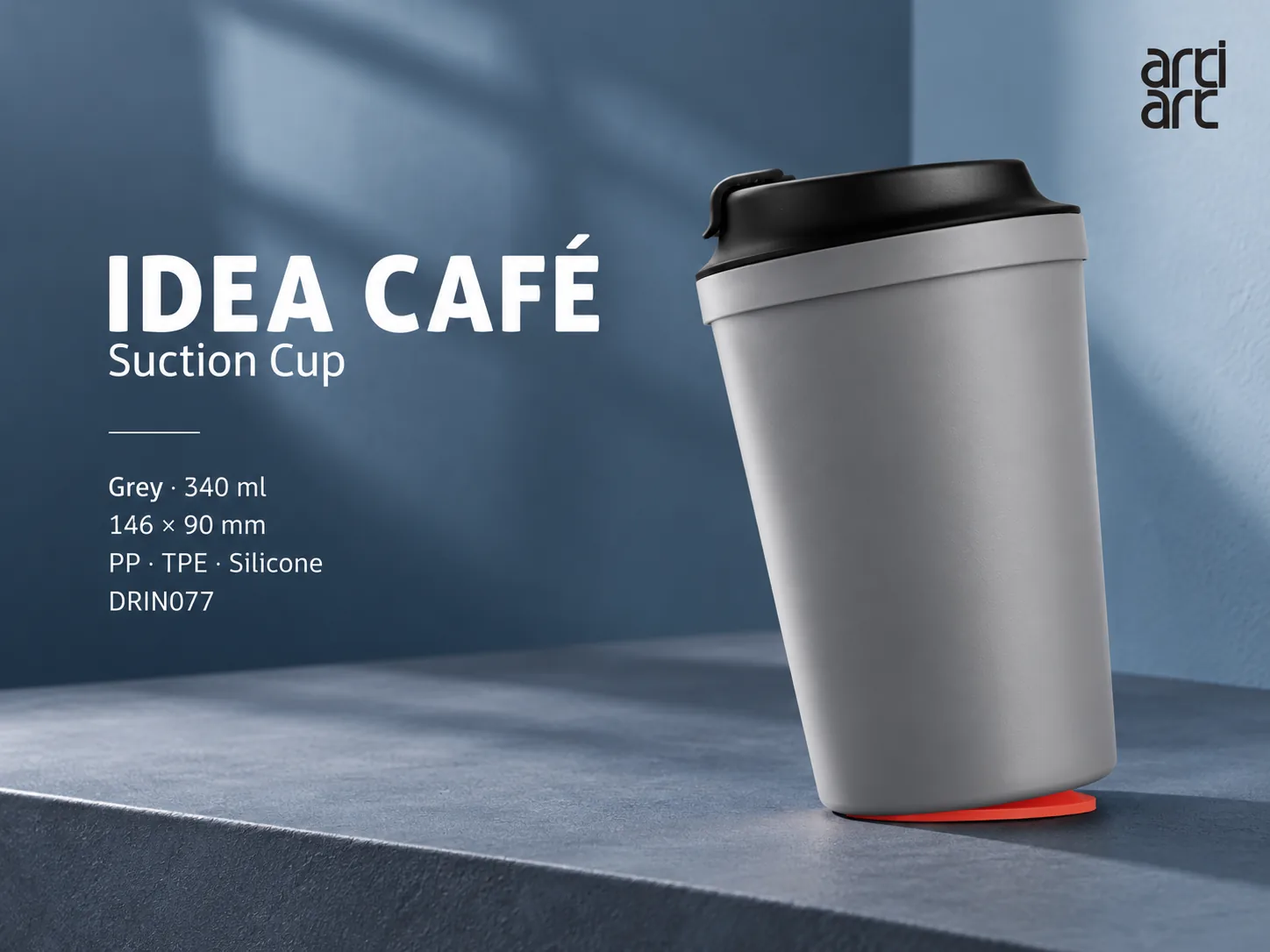 ArtiArt Idea Cafe Suction Cup 340ml