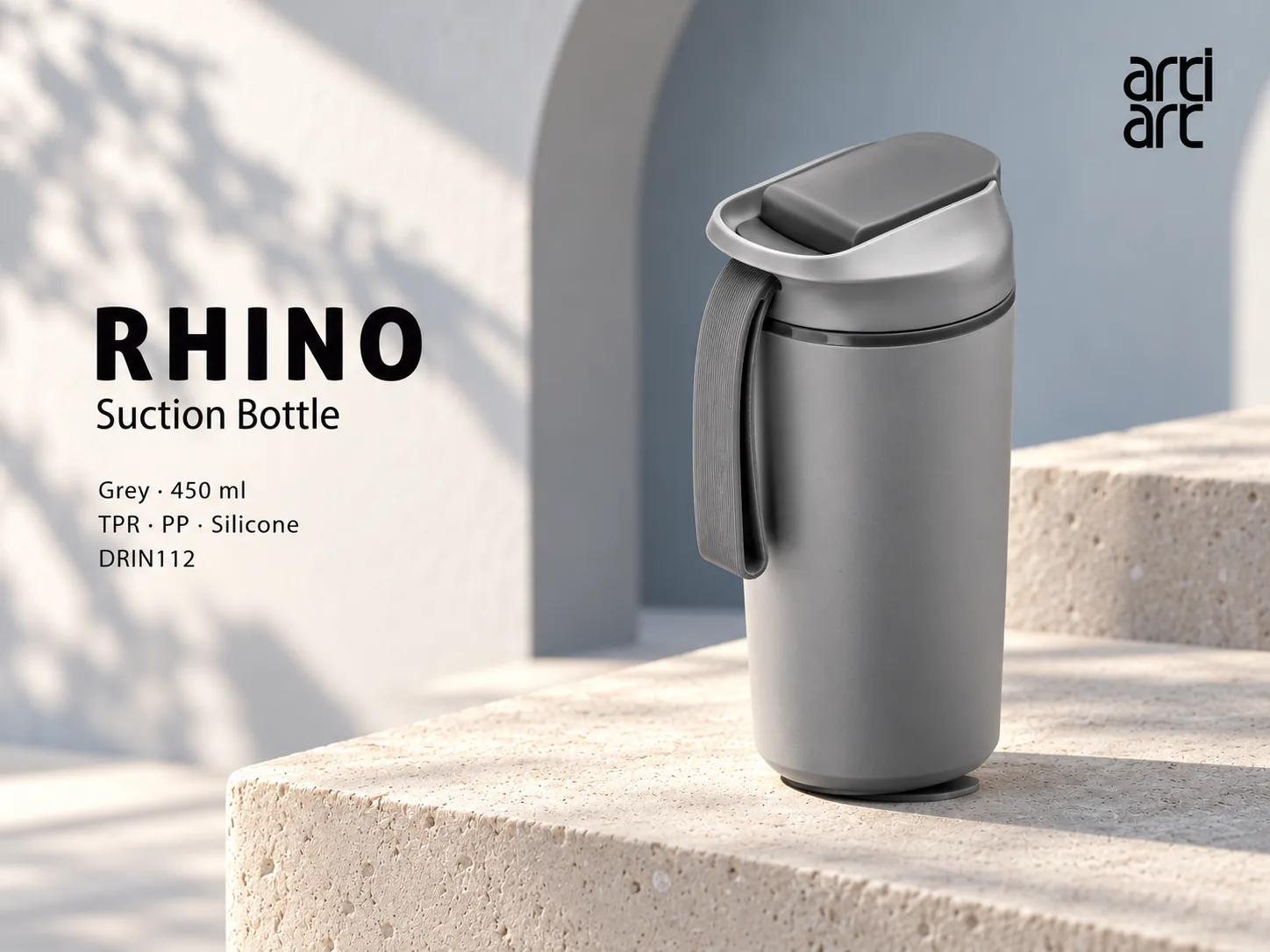 ArtiArt Rhino Suction Bottle 450ml
