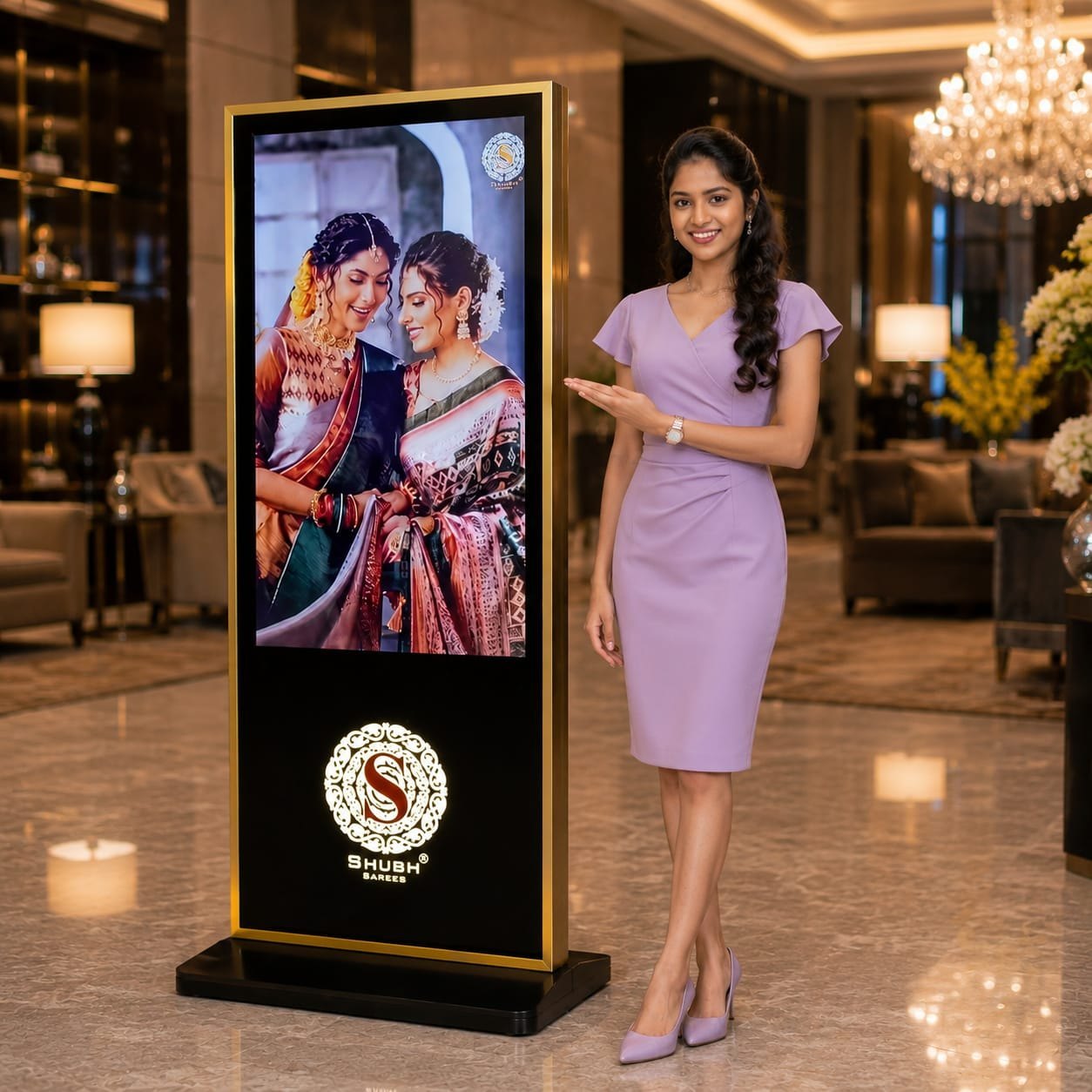 Digital Standee Advertising Display Manufacture
