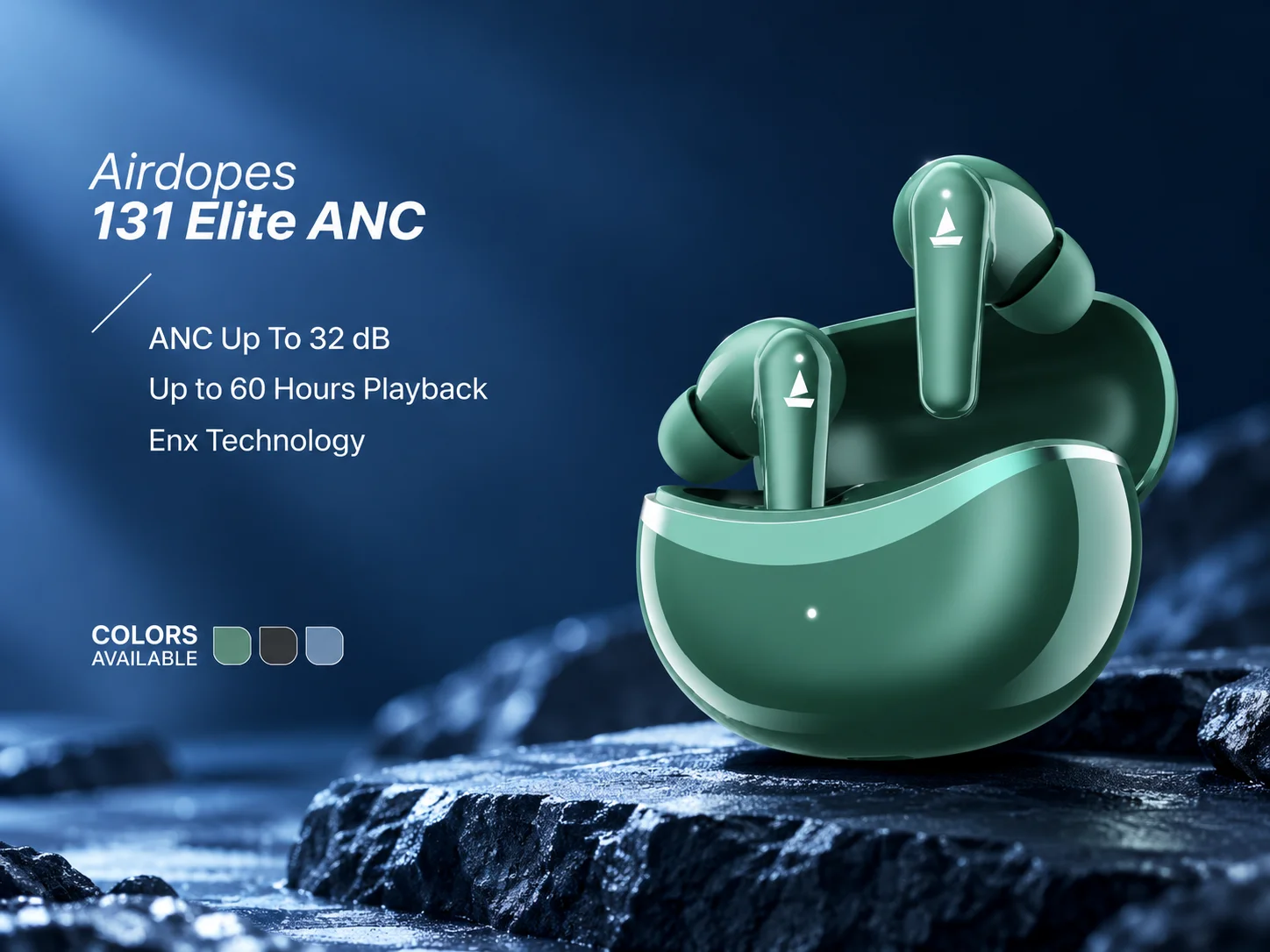 Boat Airdopes 131 Elite ANC True Wireless Earbuds