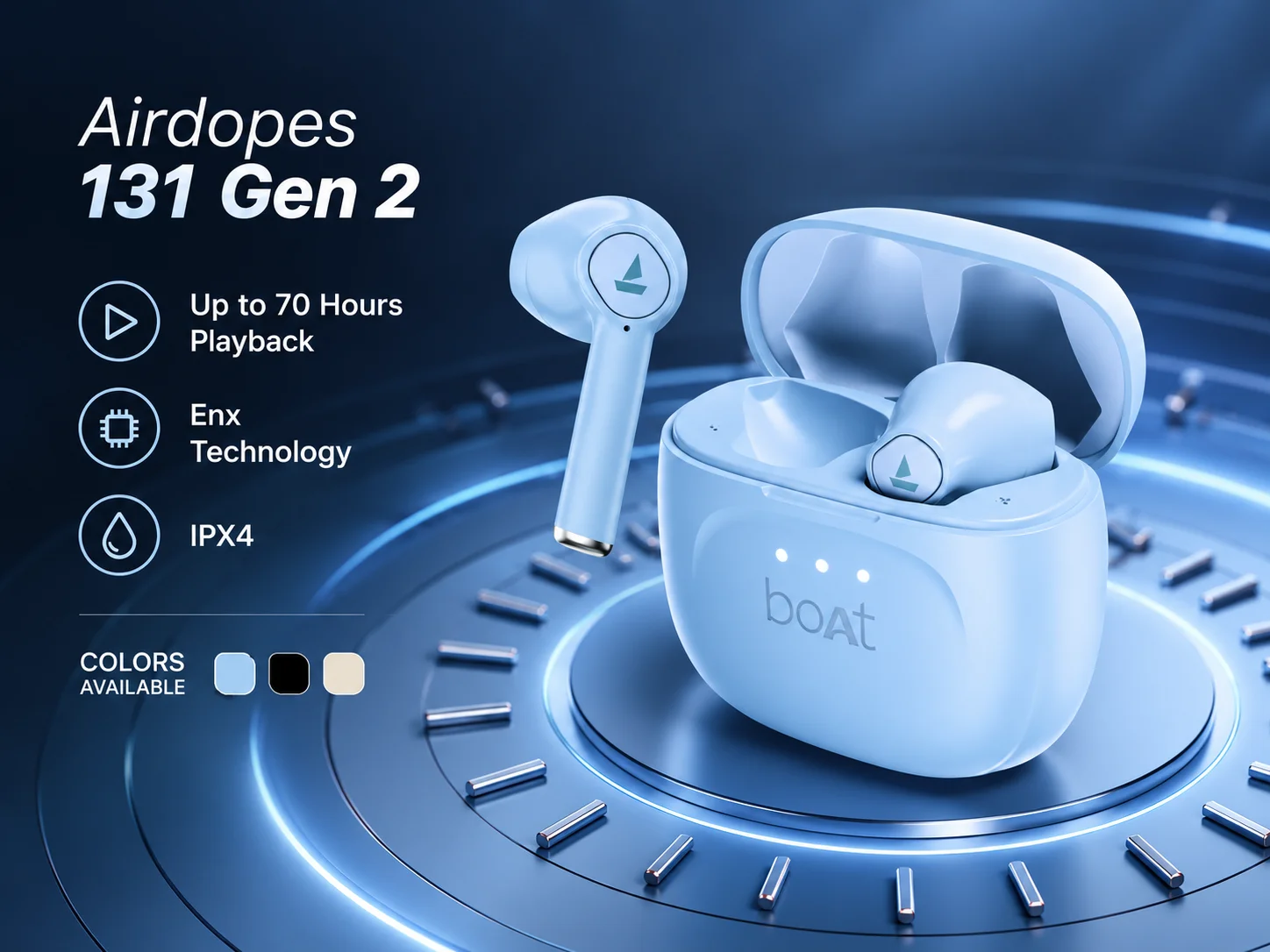Boat Airdopes 131 Gen 2 True Wireless Earbuds