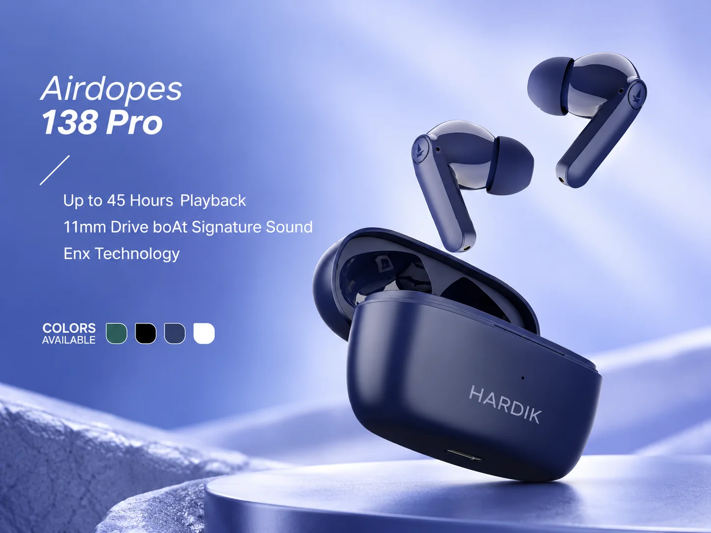 Boat Airdopes 138 Pro True Wireless Earbuds