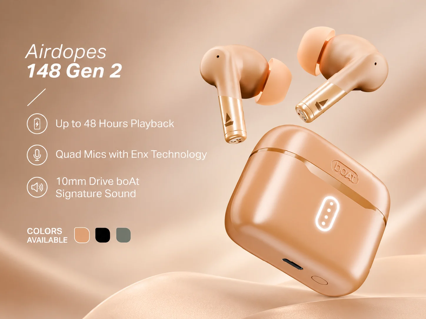 Boat Airdopes 148 Gen 2 True Wireless Earbuds