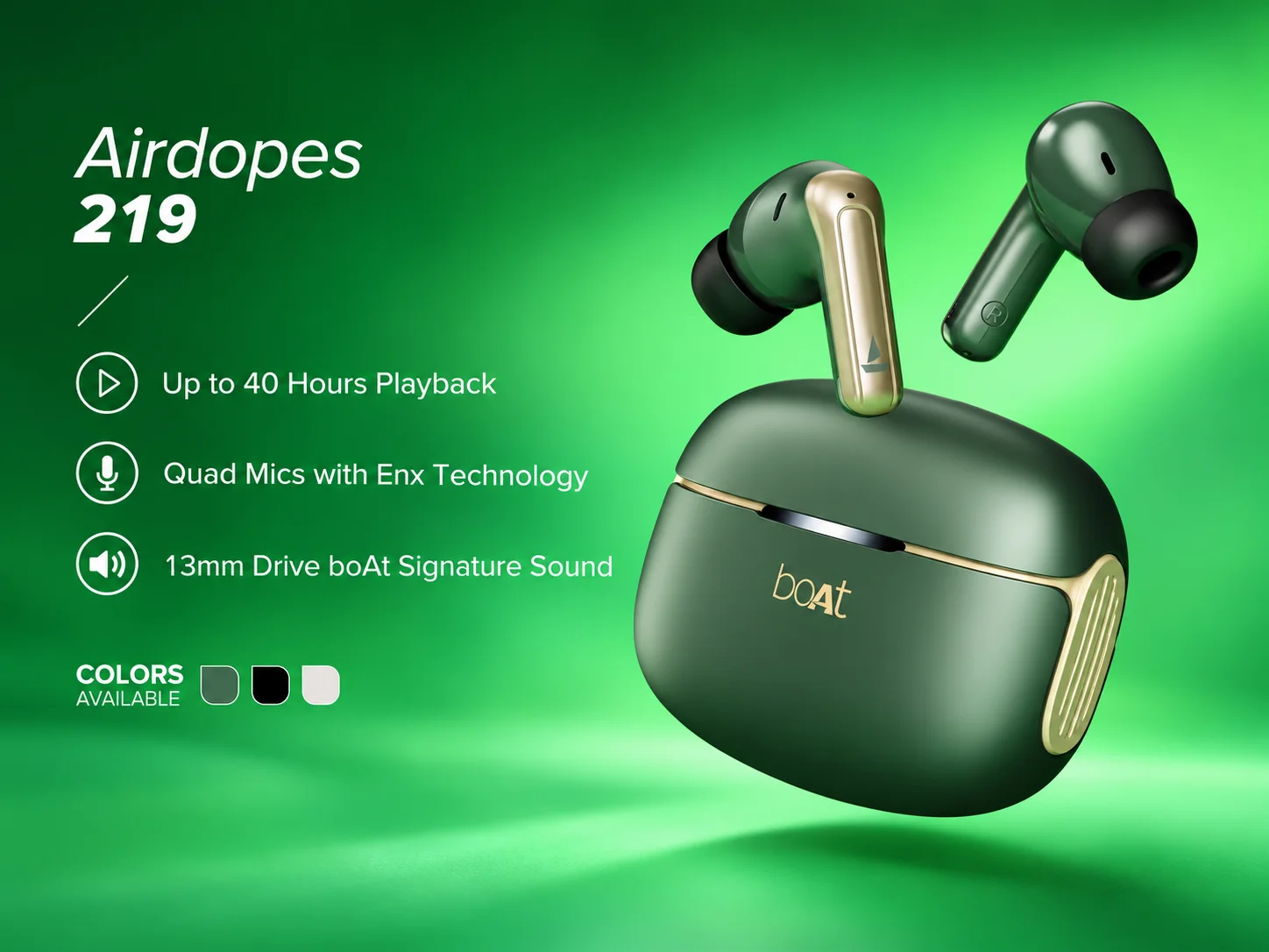 Boat Airdopes 219 True Wireless Earbuds