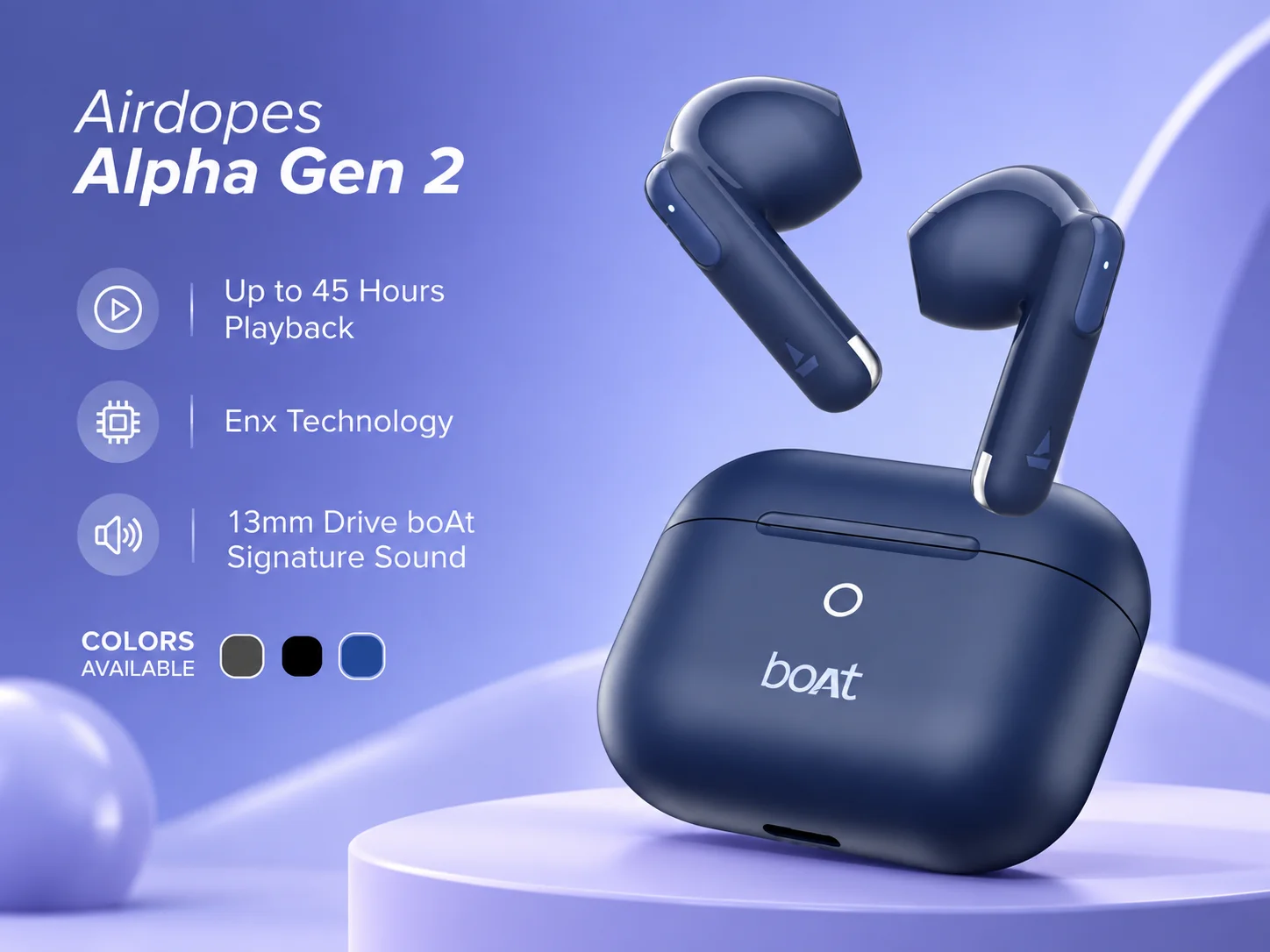 Boat Airdopes Alpha Gen 2 True Wireless Earbuds