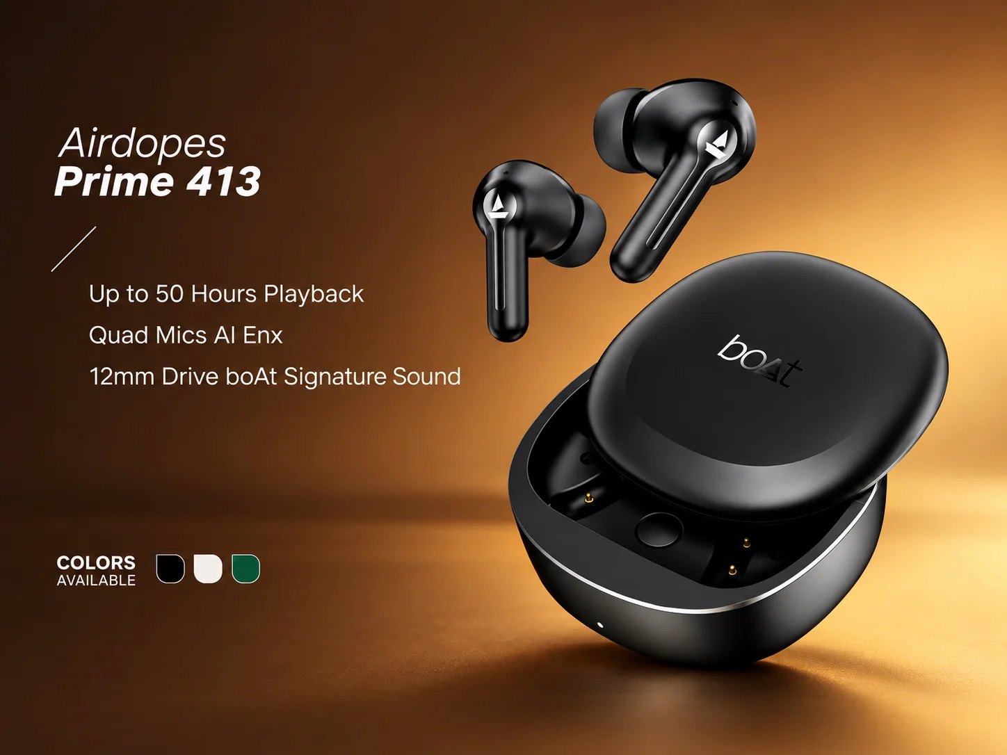 Boat Airdopes Prime 413 True Wireless Earbuds