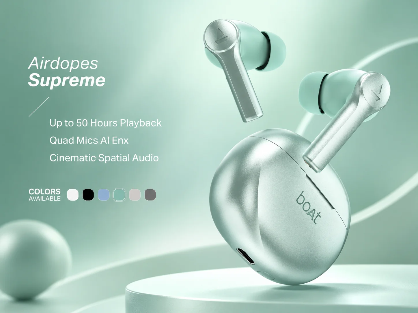 Boat Airdopes Supreme True Wireless Earbuds