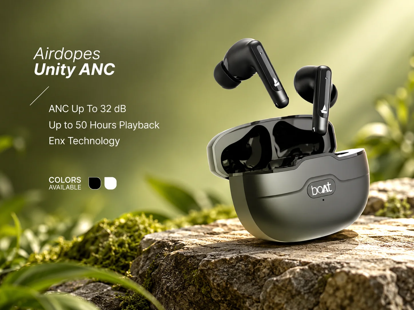 Boat Airdopes Unity ANC True Wireless Earbuds