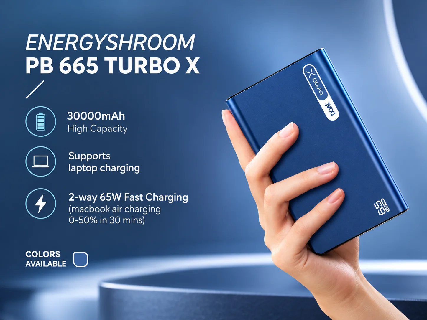 Boat EnergyShroom PB 665 TURBO X Power Bank