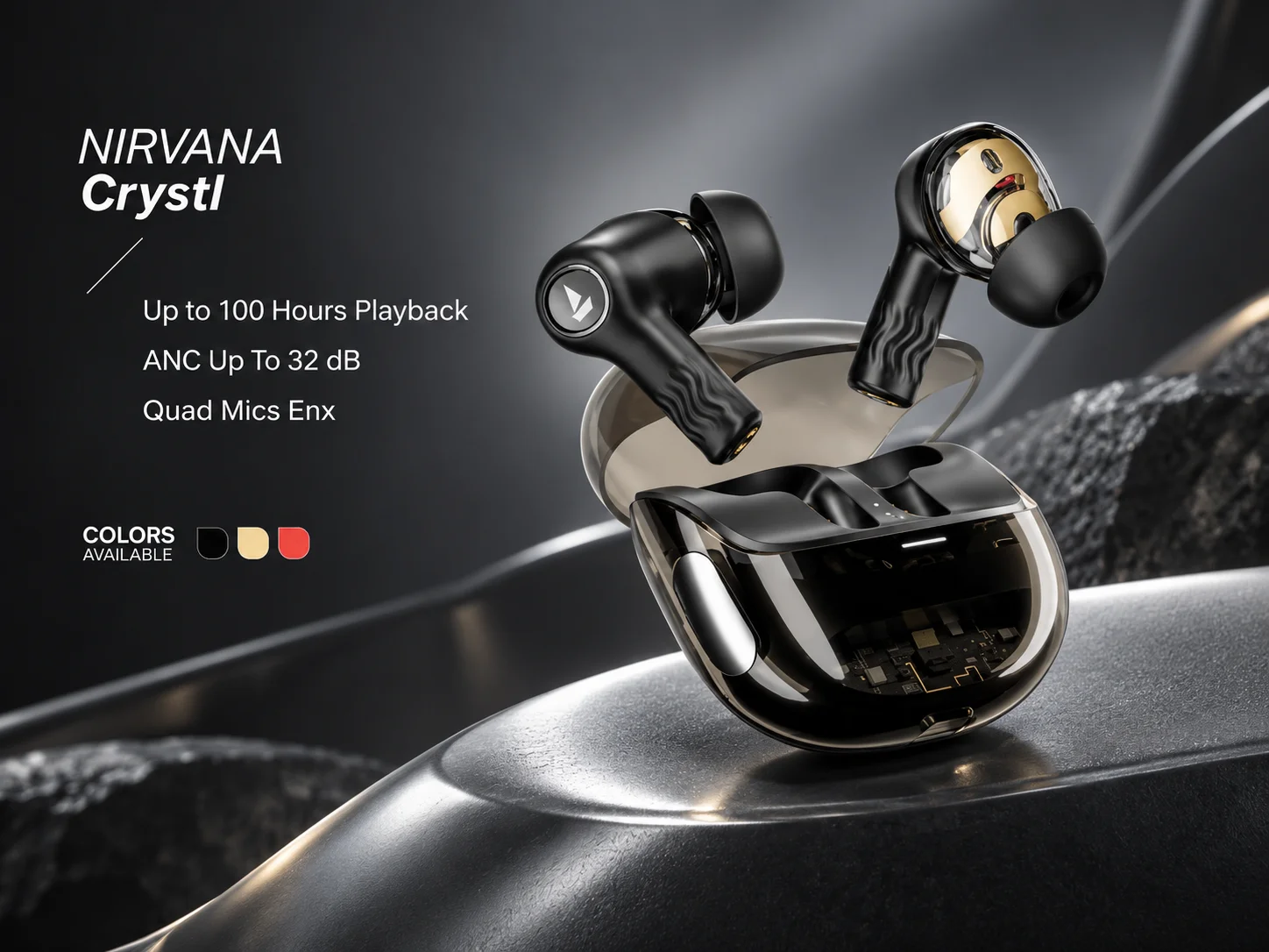 Boat Nirvana Crystl True Wireless Earbuds