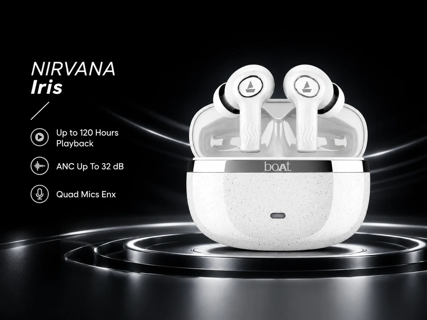 Boat Nirvana Iris True Wireless Earbuds