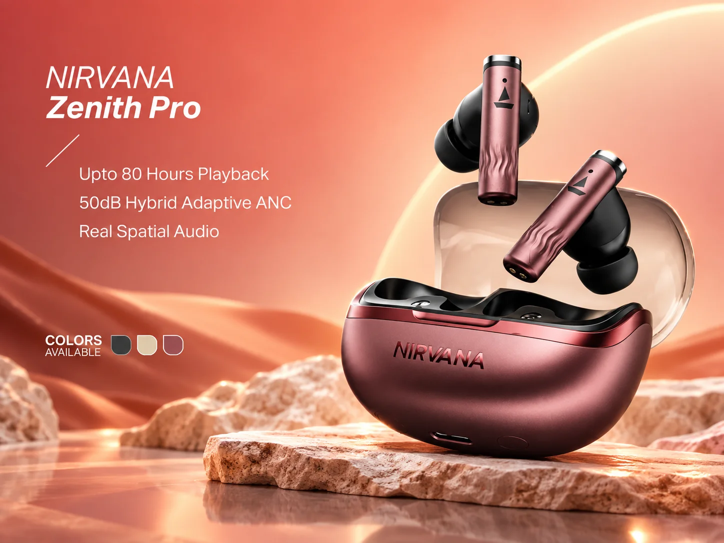 Boat Nirvana Zenith Pro True Wireless Earbuds
