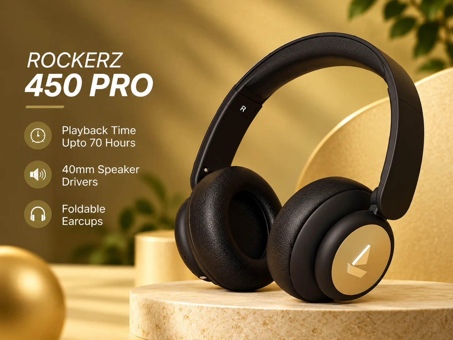 Boat Rockerz 450 PRO Wireless Headphones