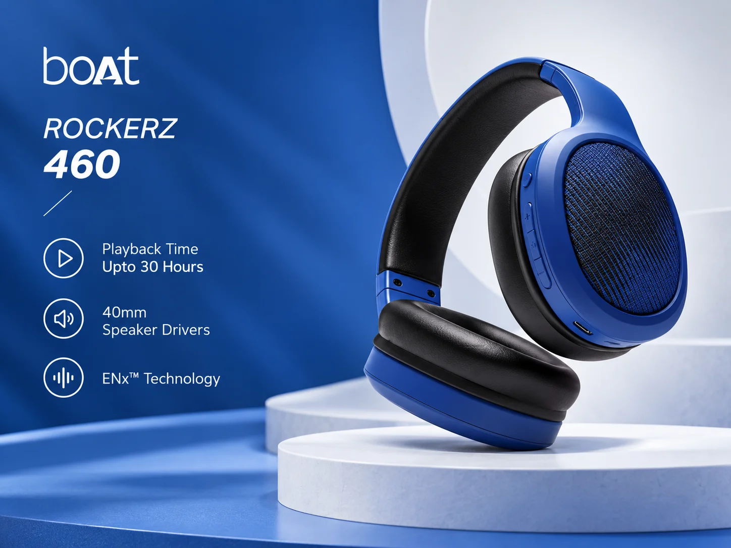 Boat Rockerz 460 Wireless Headphones