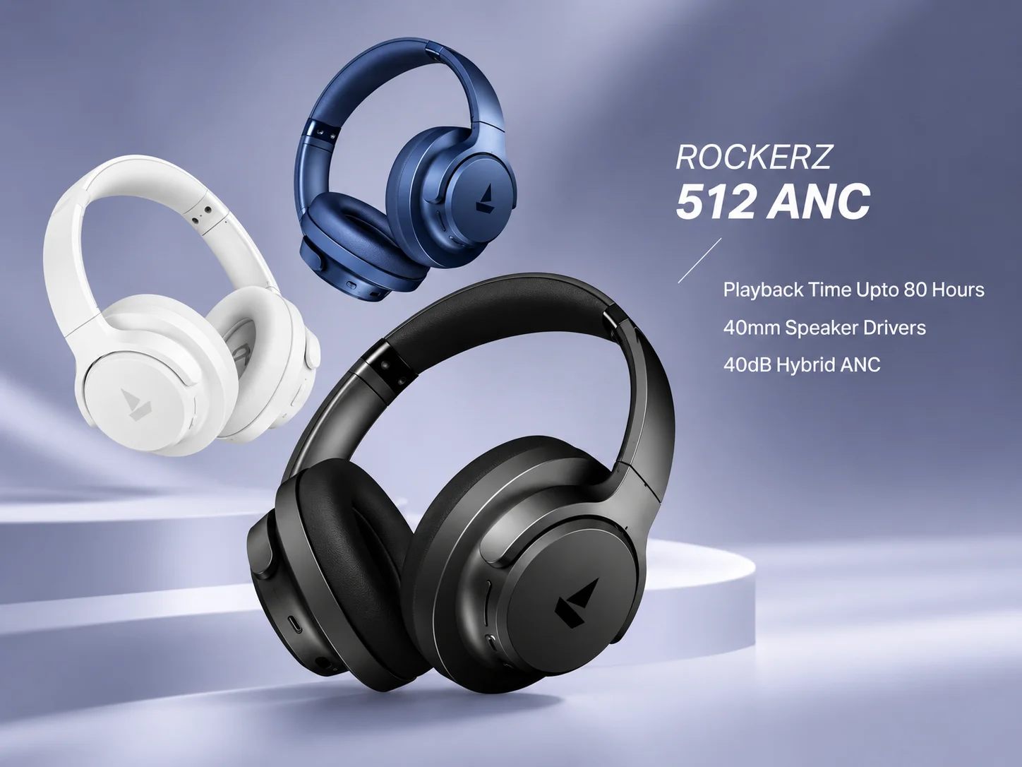 Boat Rockerz 512 ANC Wireless Headphones