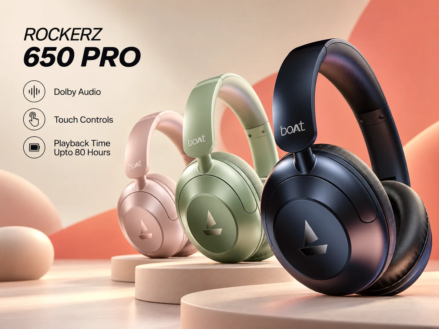Boat Rockerz 650 PRO Wireless Headphones