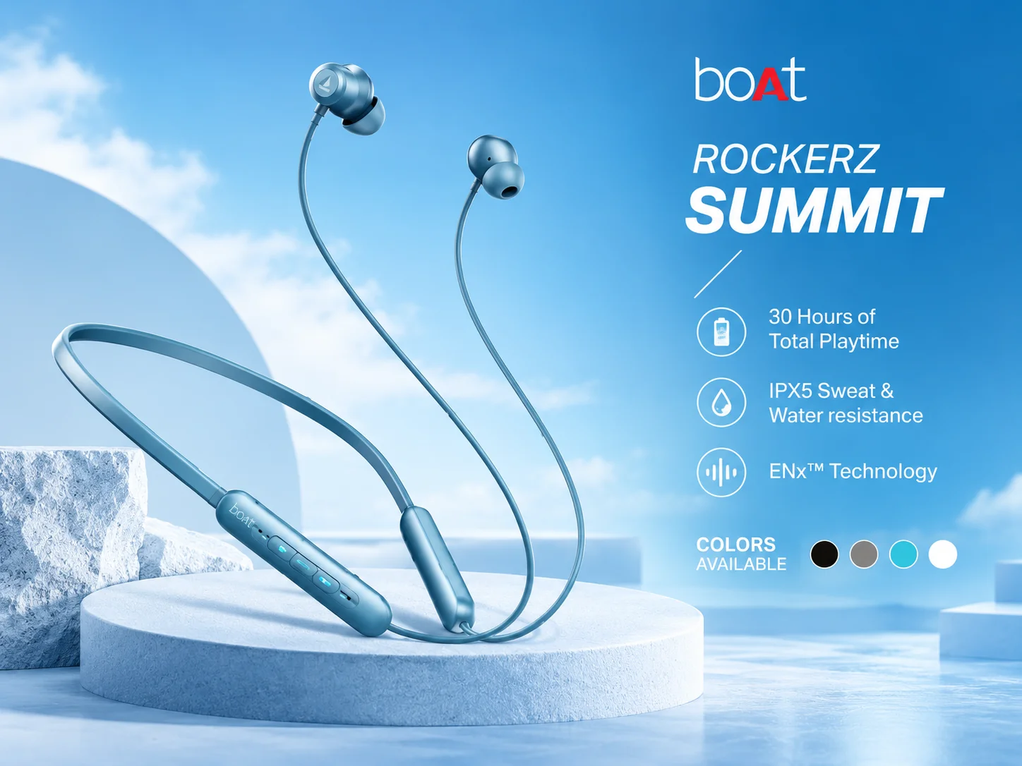 Boat Rockerz SUMMIT Wireless Neckband