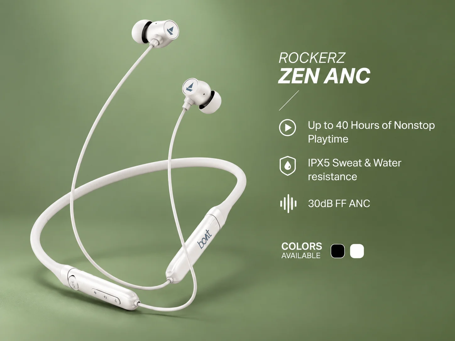 Boat Rockerz ZEN ANC Wireless Neckband