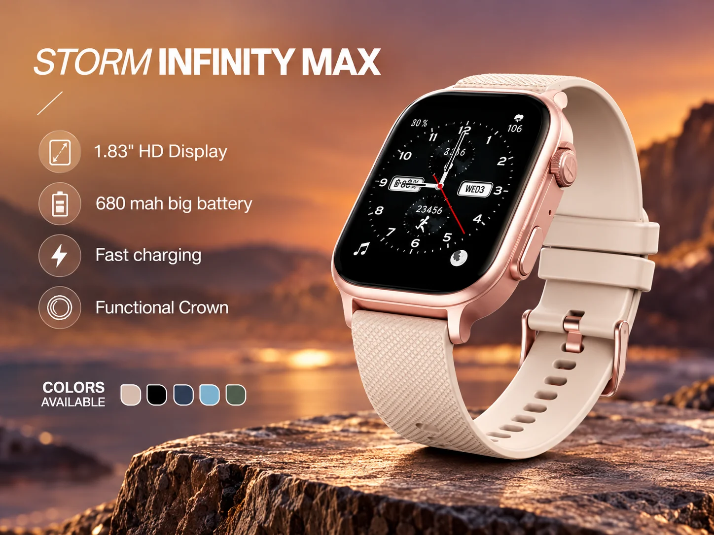 Boat Storm INFINITY MAX Smartwatch