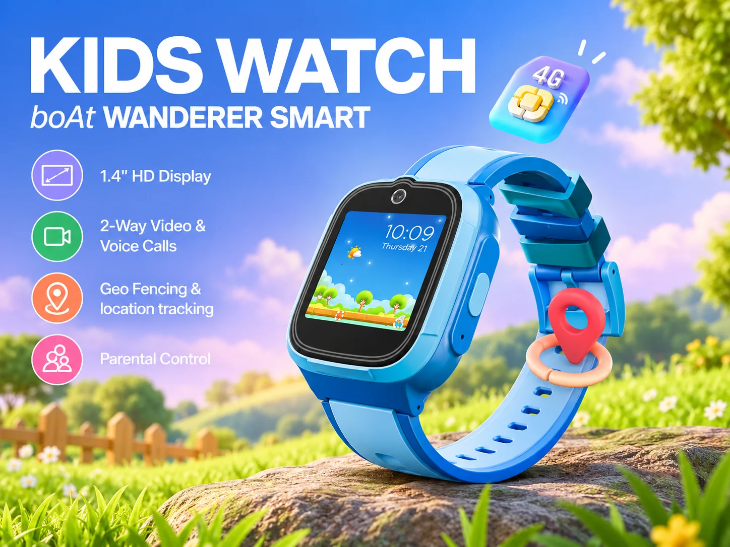 Boat Wanderer Smart Kids Watch