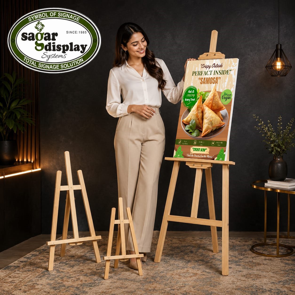 Wooden Display Easel