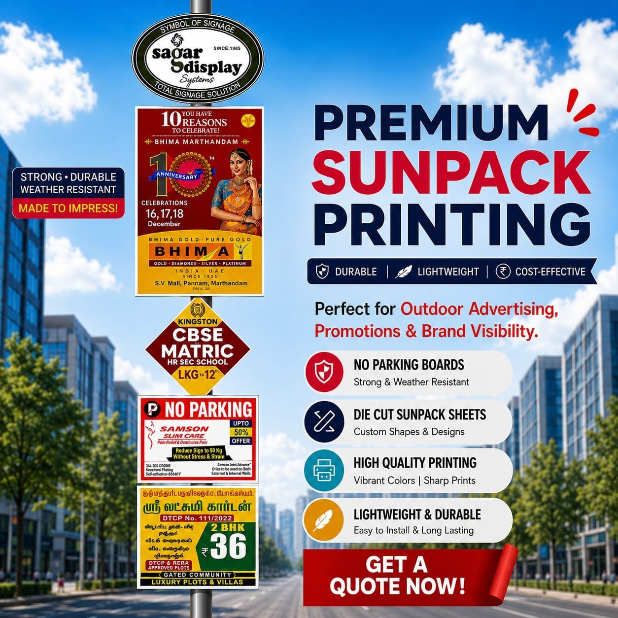 Sunpack Sheet Printing Services