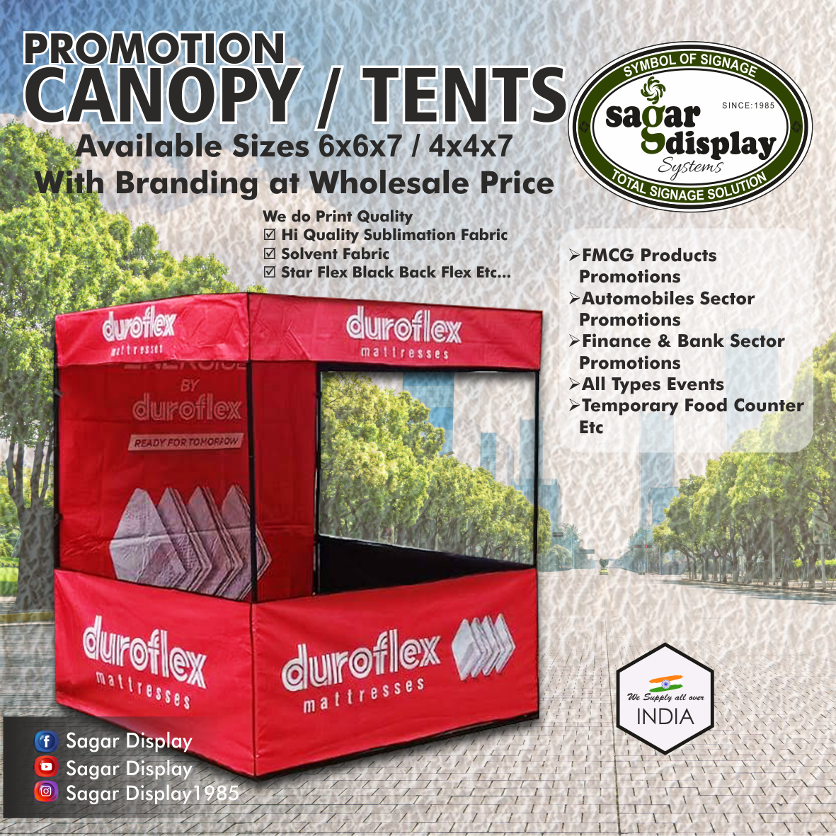 Promotional Display Tent